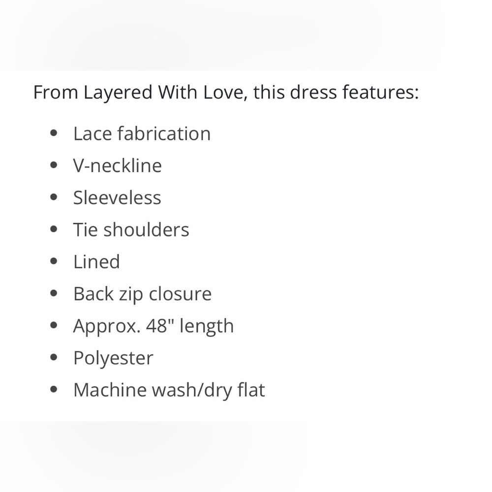 Layered With Love White, Sleeveless Tie Shoulder Scallop Mini Dress Size XS , M - Picture 8 of 9